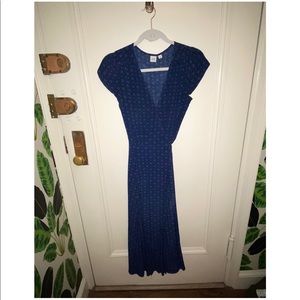 Gap maxi wrap dress